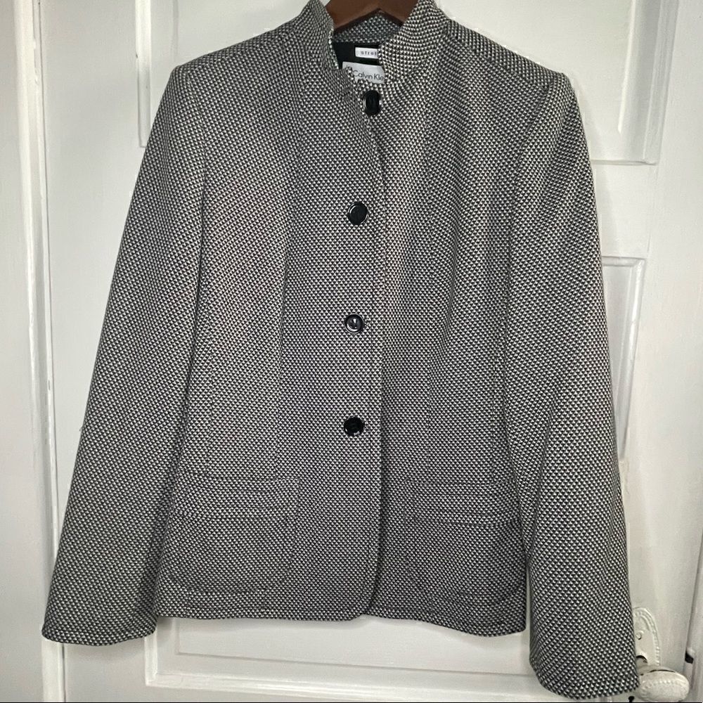 Calvin Klein Full Front Button Jacket